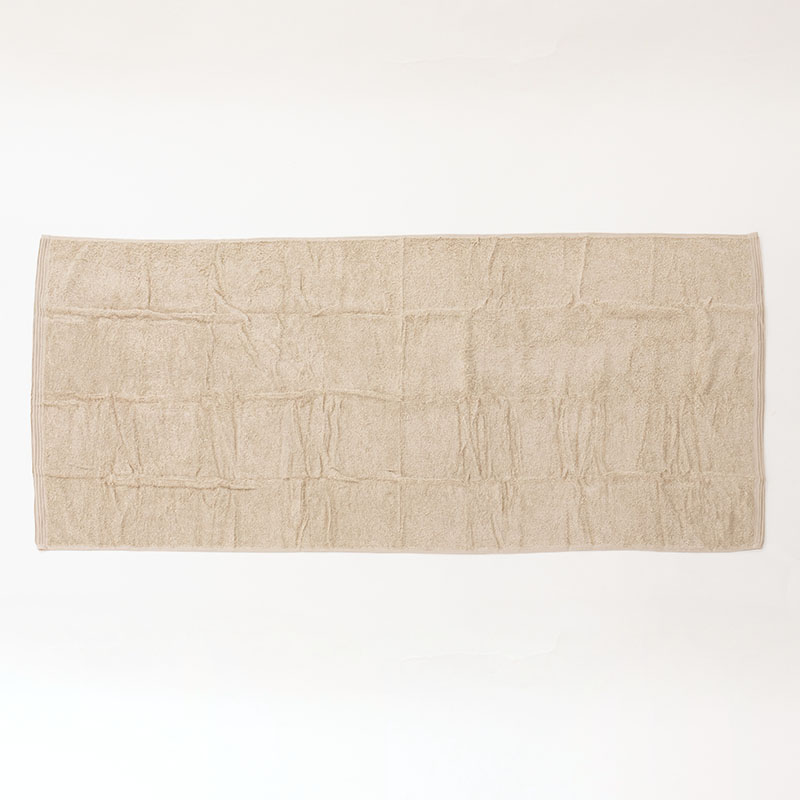 しっかり大判バスタオル 70×140cm ベージュ