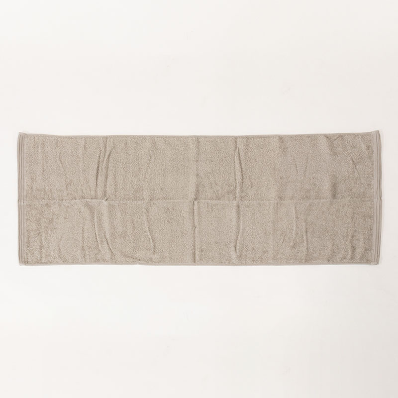 しっかりビックフェイスタオル 40×100cm ライトグレー