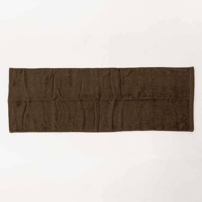 しっかりビックフェイスタオル 40×100cm ブラウン