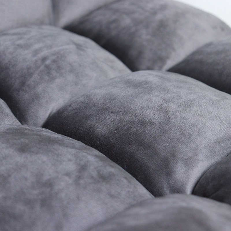 ふわもこ低反発座椅子 48.5×奥行59.5～101×高さ10～56.5(cm) グレー