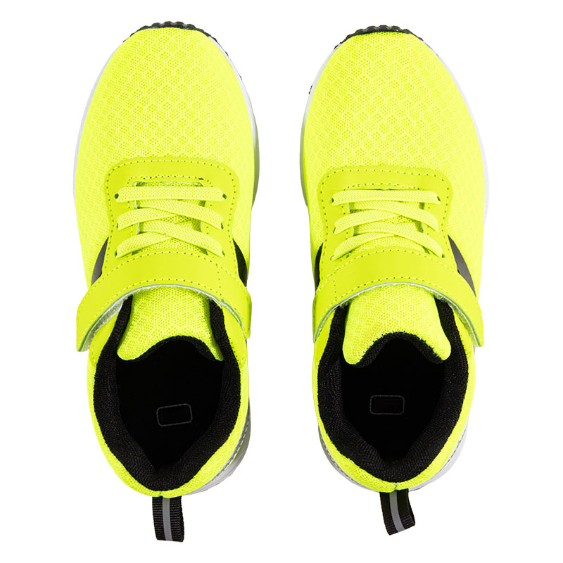 子供軽量スポーツシューズ イエロー