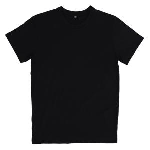 紳士DRY Tシャツ 丸首 ブラック