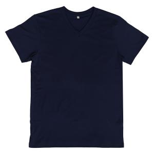 紳士DRY Tシャツ V首 ネイビー