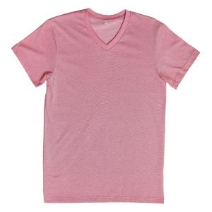 紳士DRY Tシャツ V首 モクピンク