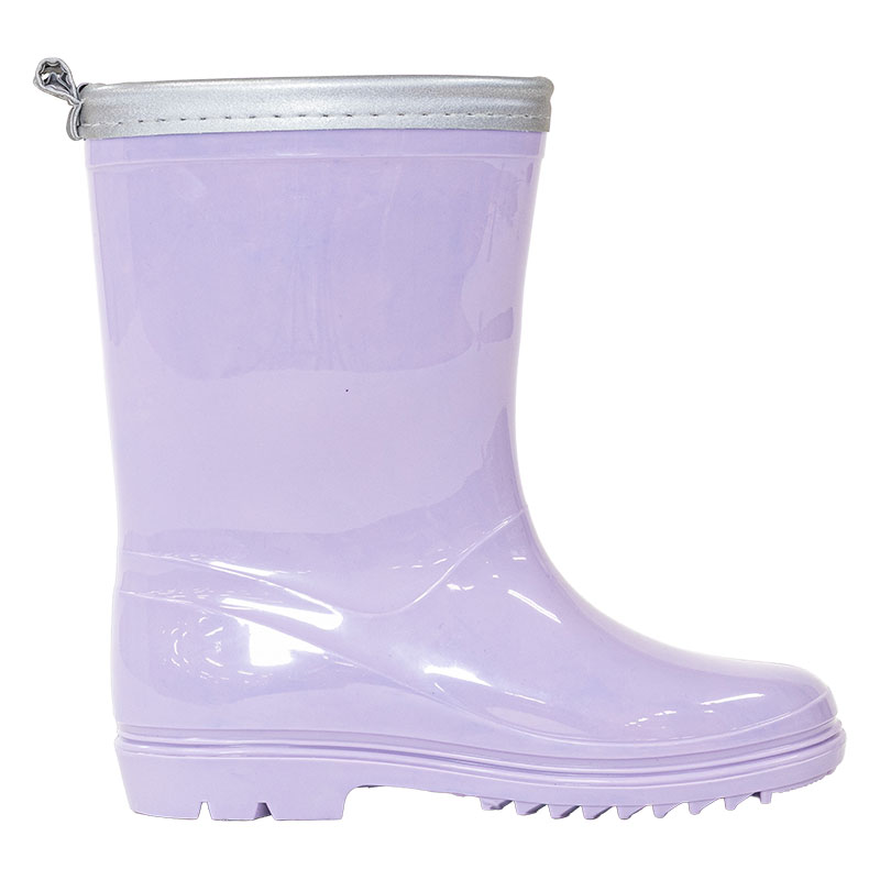 子供レインブーツ ラベンダー