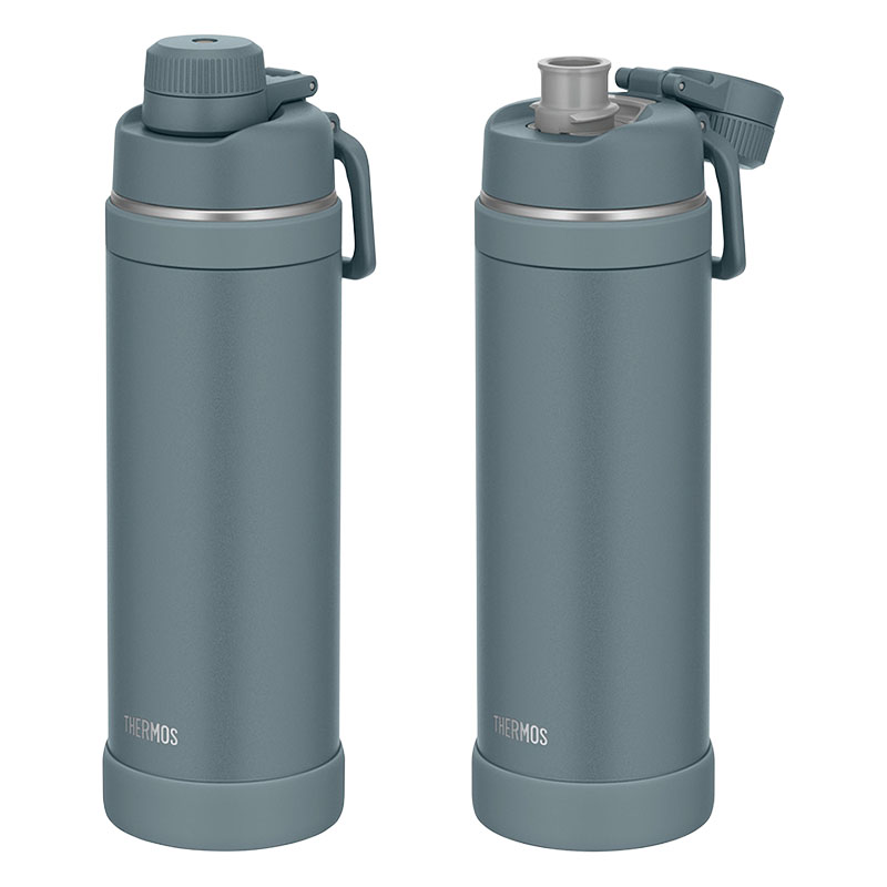 真空断熱スポーツボトル 1.0L  グレーネイビー