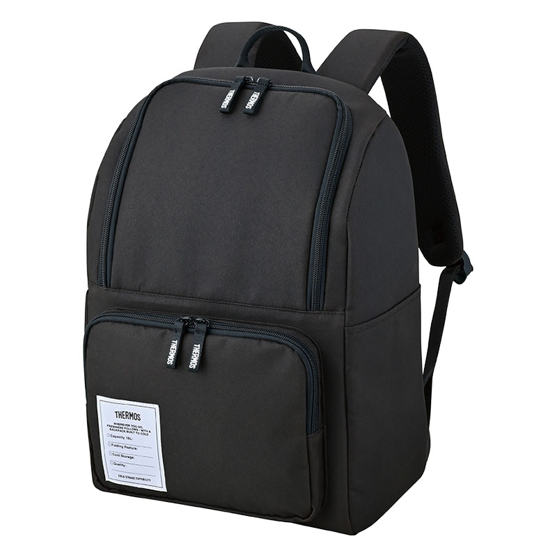 保冷バックパック 16L オールブラック