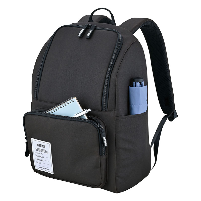 保冷バックパック 16L オールブラック
