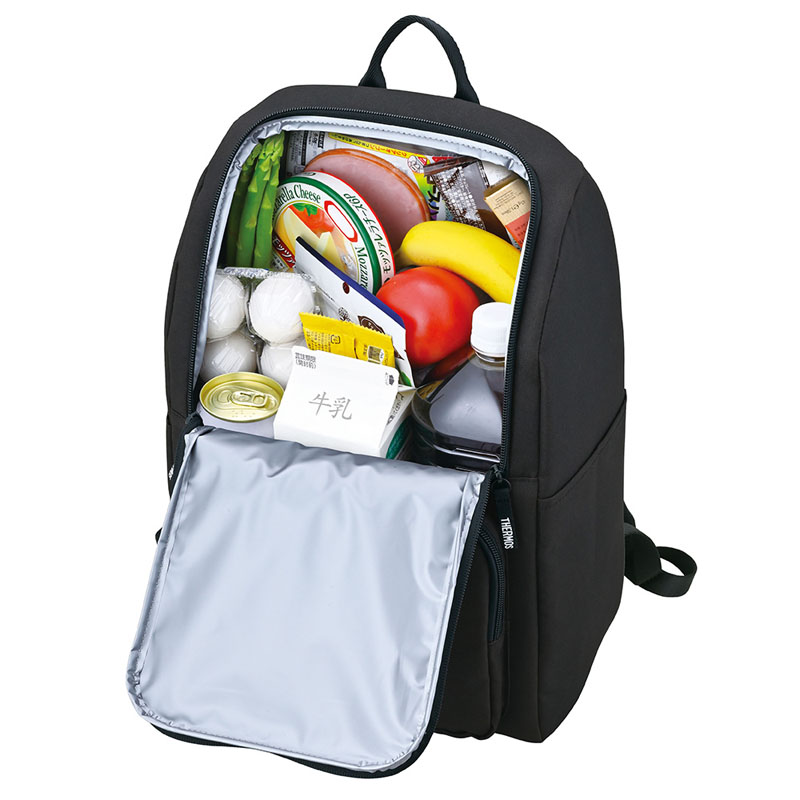 保冷バックパック 16L オールブラック