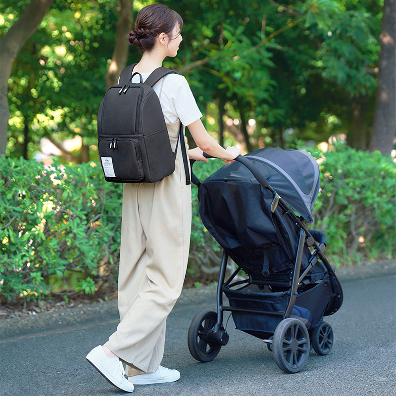 保冷バックパック 16L オールブラック