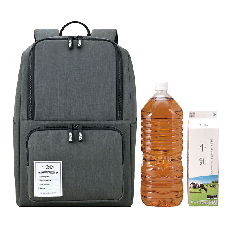 保冷バックパック 16L ダークグレー