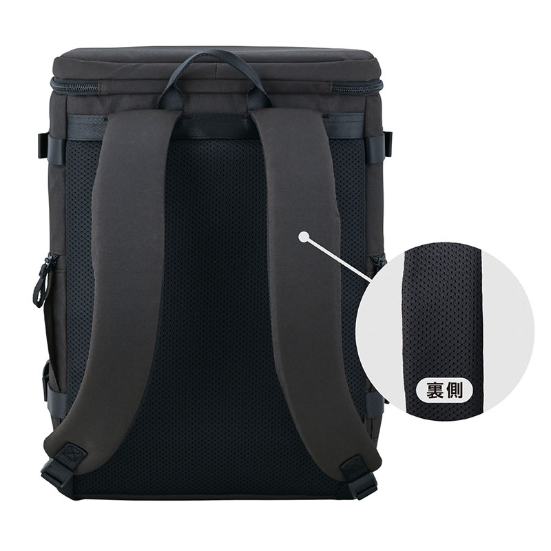 保冷バックパック 25L オールブラック