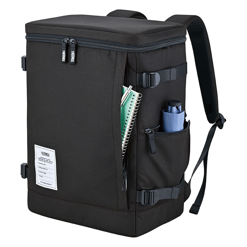 保冷バックパック 25L オールブラック