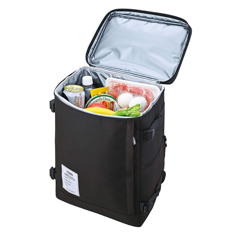 保冷バックパック 25L オールブラック