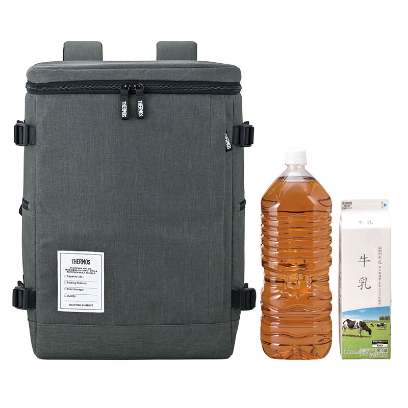 保冷バックパック 25L ダークグレー