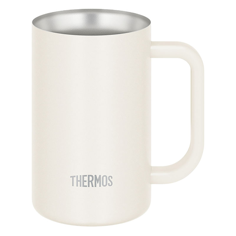 真空断熱ジョッキ 600ml ホワイト