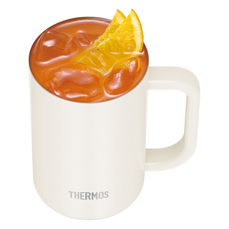 真空断熱ジョッキ 600ml ホワイト