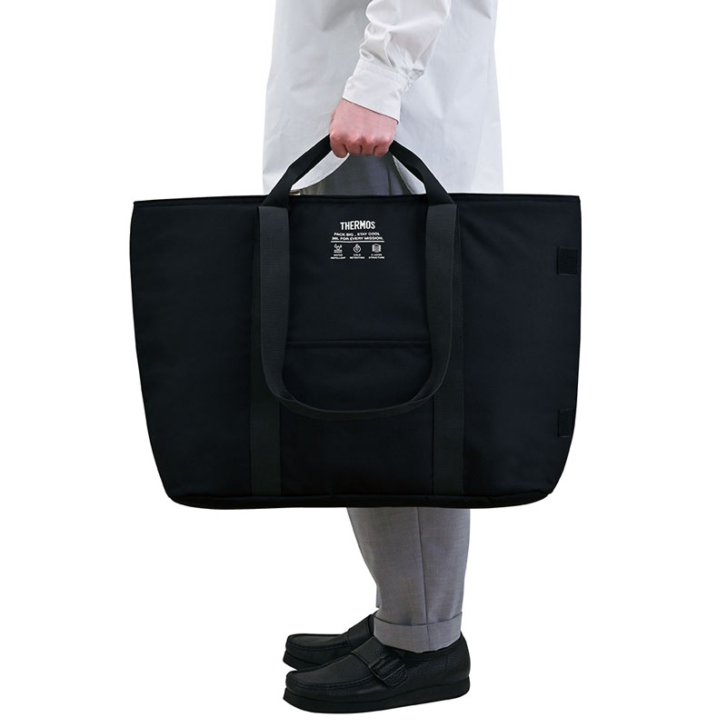 保冷ビッグトートバッグ 36L オールブラック