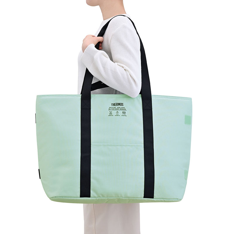 保冷ビッグトートバッグ 36L ミントグリーン
