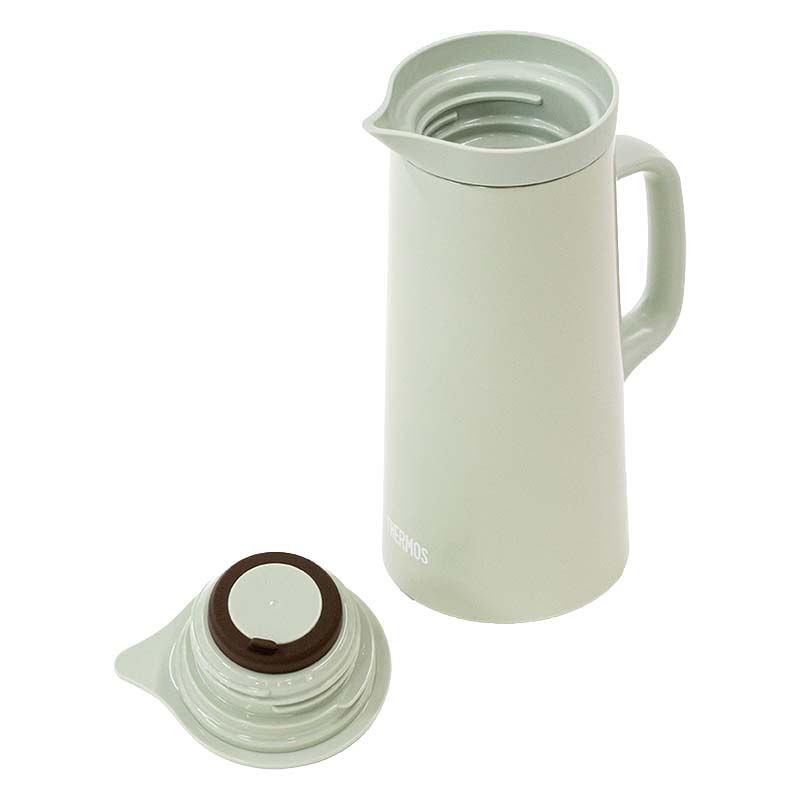 ステンレスポット 1.0L ソフトセージ 保温・保冷 TTH-1000 SFS
