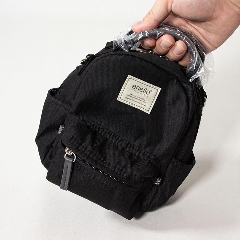 anello 2WAYナノショルダーバッグ motte ブラック