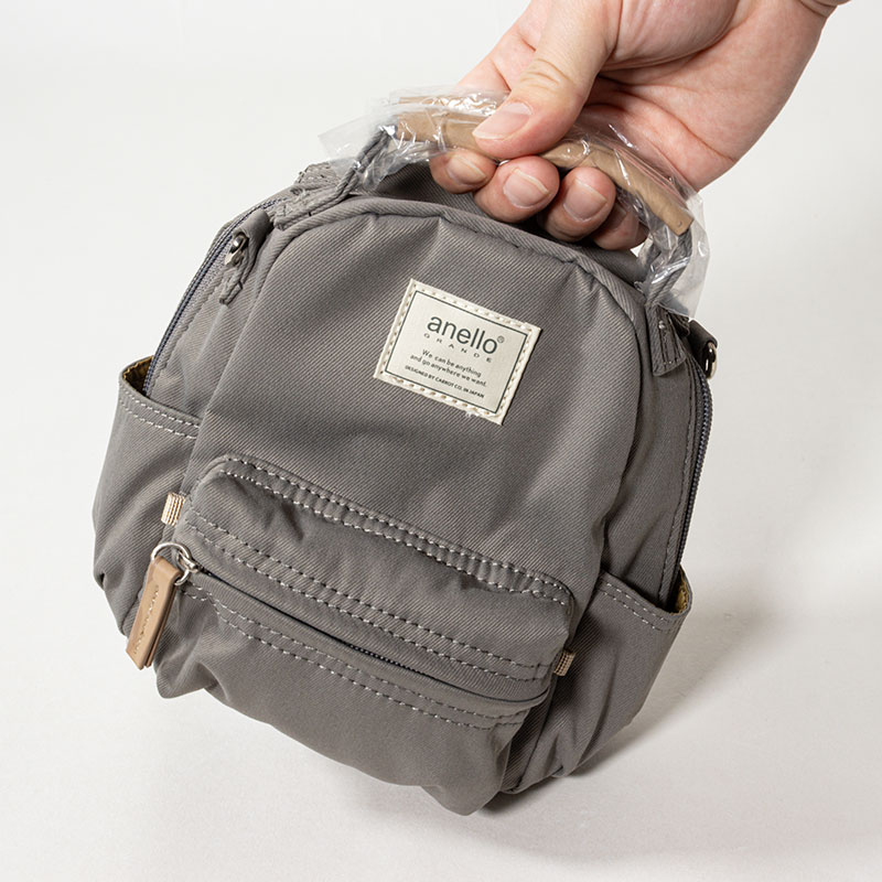 anello 2WAYナノショルダーバッグ motte グレー