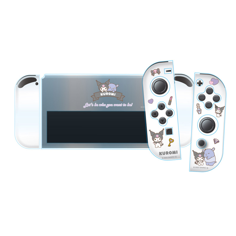 Switch有機EL用セパレート型クリアケース サンリオキャラクターズ クロミ