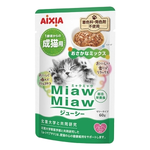 MiawMiaw ミャウミャウ ジューシー おさかなミックス 60g