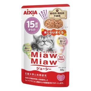 MiawMiaw ミャウミャウ ジューシー 15歳頃からのあじわいまぐろ 60g