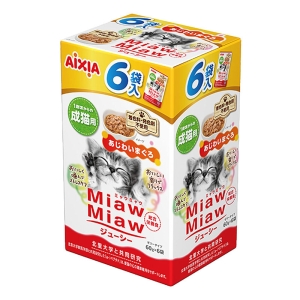 MiawMiaw ミャウミャウ ジューシー あじわいまぐろ 60g×6個入