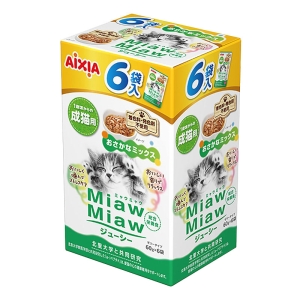 MiawMiaw ミャウミャウ ジューシー おさかなミックス 60g×6個入