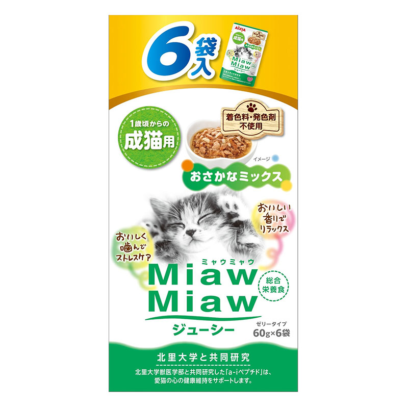 MiawMiaw ジューシー おさかなミックス 60g×6個入