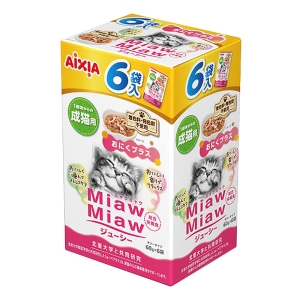 MiawMiaw ミャウミャウ ジューシー おにくプラス 60g×6個入