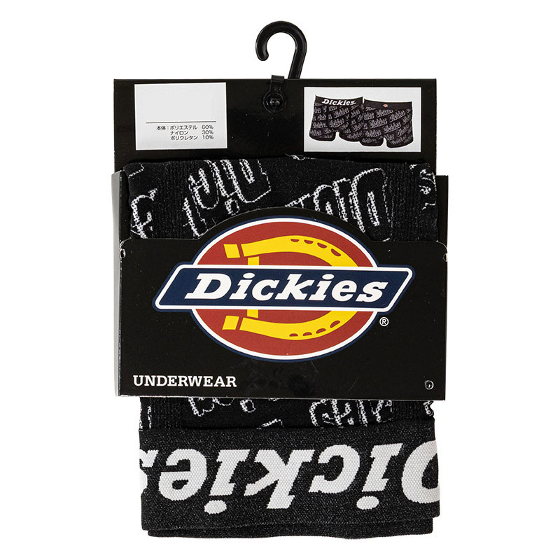 メンズ DICKIES ボクサーパンツ 8148030 ディッキーズフォント ブラック