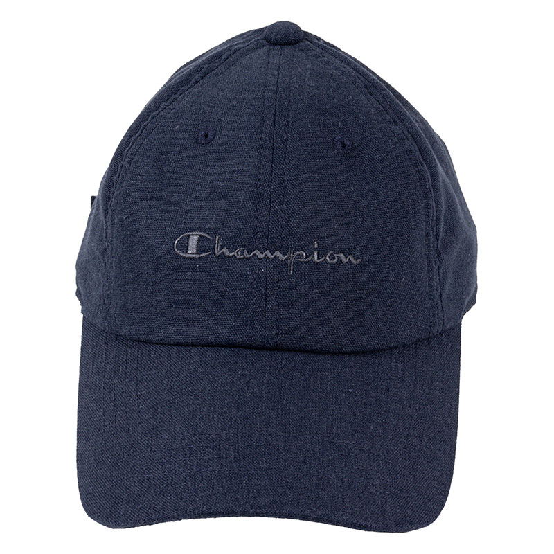 メンズ Champion ツイルキャップ ネイビー系