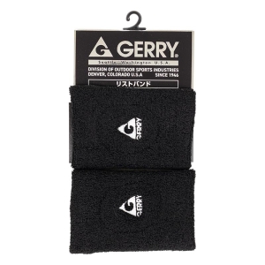 メンズ GERRY リストバンド 2個セット フリーサイズ ブラック