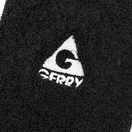 メンズ GERRY リストバンド 2個セット フリーサイズ ブラック