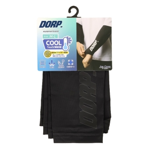 メンズ DORP. ナイロン アームカバー ブラック