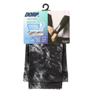 メンズ DORP. アームカバー タイダイ ブラック