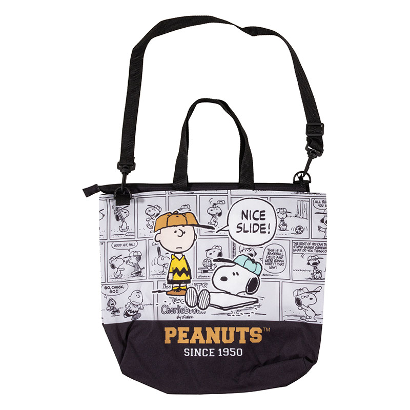 2WAYレッスンバッグ スヌーピー ブラック