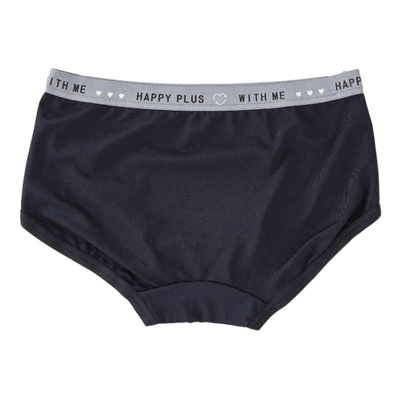 Happy Plus sports ジュニア ロゴハーフトップ&ショーツセット ネイビー