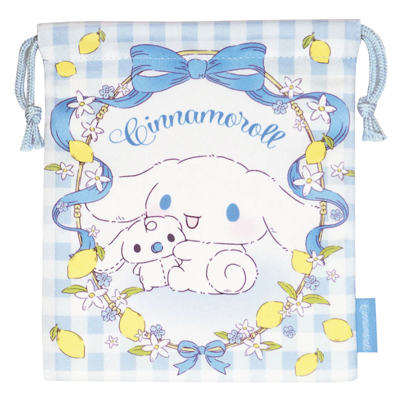 巾着 約18cm×21cm シナモロール レモン