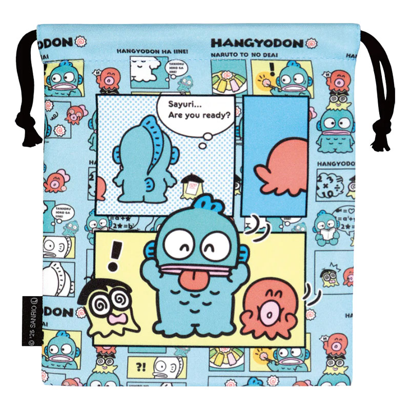 【お取り寄せ商品】巾着 約18cm×21cm ハンギョドン コミック