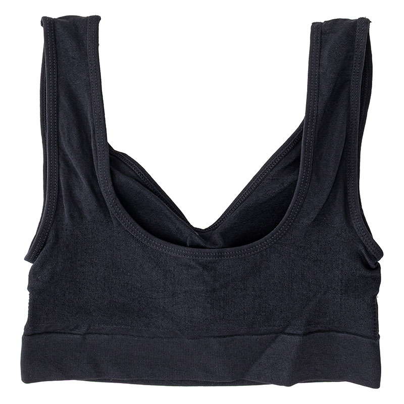 レディース スクワラン加工成型ブラ ブラック