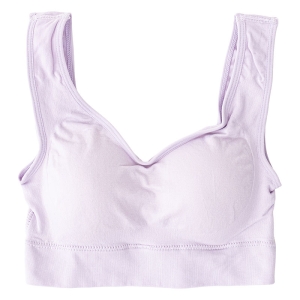レディース スクワラン加工成型ブラ ラベンダー