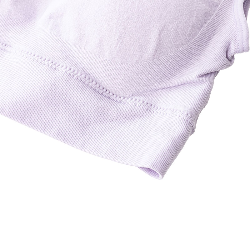 レディース スクワラン加工成型ブラ ラベンダー