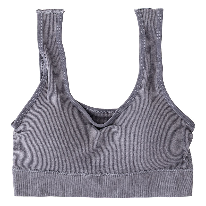 レディース リブ生地 マイティブラ グレー