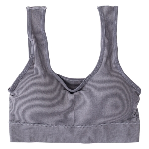 レディース リブ生地 マイティブラ グレー