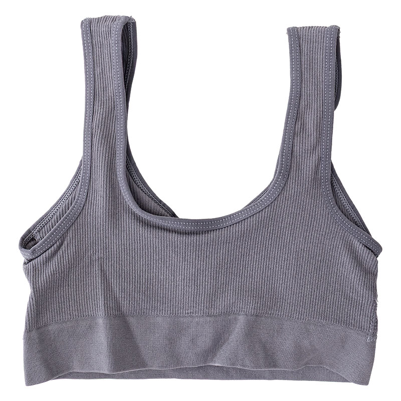 レディース リブ生地 マイティブラ グレー