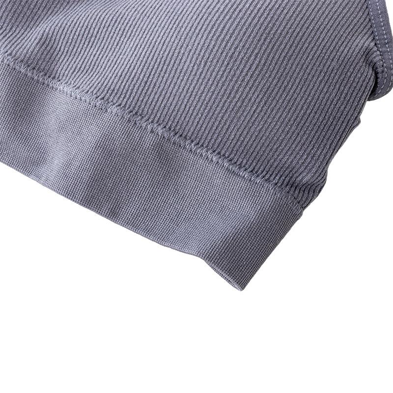 レディース リブ生地 マイティブラ グレー